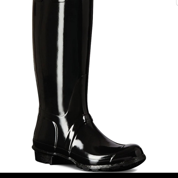 Hunter Boots Black sz. US 7 EU 38 - Picture 2 of 16